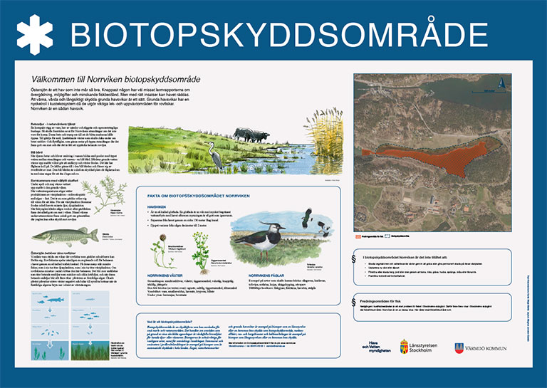 Informationstavla Norrviken